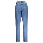 Calvin Klein Blue Cotton Jeans & Pant