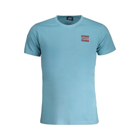 Norway 1963 Light Blue Cotton Men T-Shirt