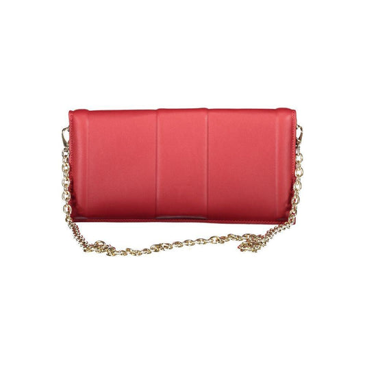 Mario Valentino Red Polyethylene Women Handbag