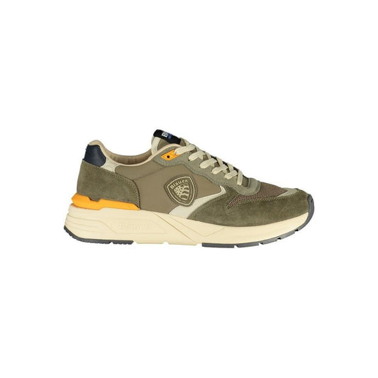 Blauer Green Polyester Men Sneaker