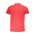 Cavalli Class Red Cotton Men Polo Shirt
