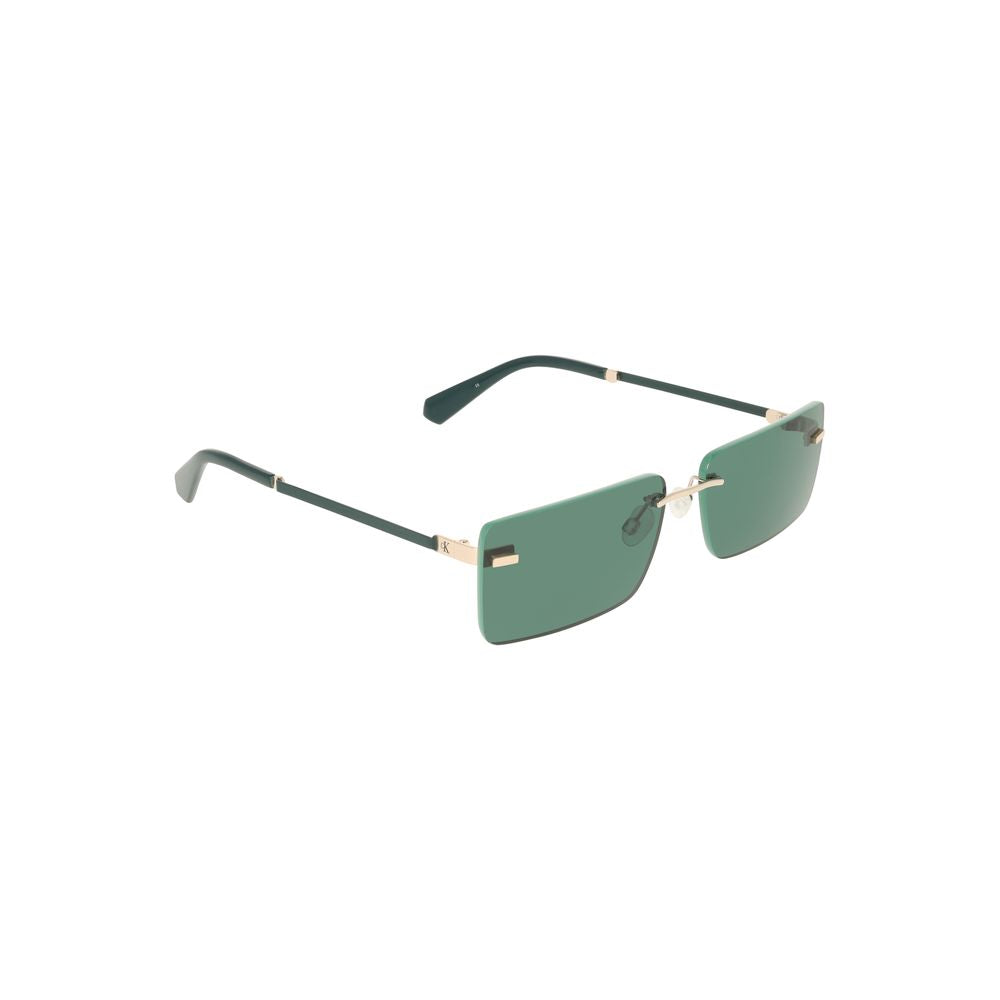 Calvin Klein Green Metal Sunglass