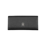 Tommy Hilfiger Black Polyethylene Women Wallet TO-16777
