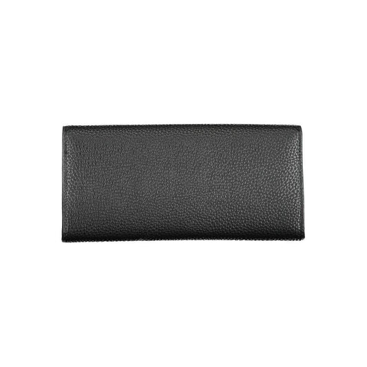 Tommy Hilfiger Black Polyethylene Women Wallet TO-16777