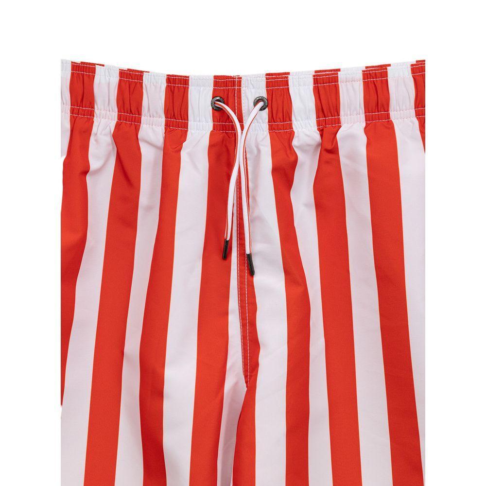 Emporio Armani Red Polyester Swim Short EM-9402665-M