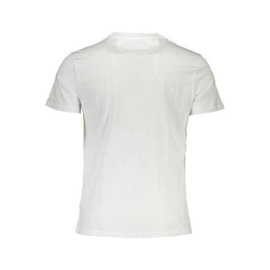 La Martina White Cotton Men T-Shirt