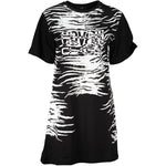 Cavalli Class Black Cotton Women Dress