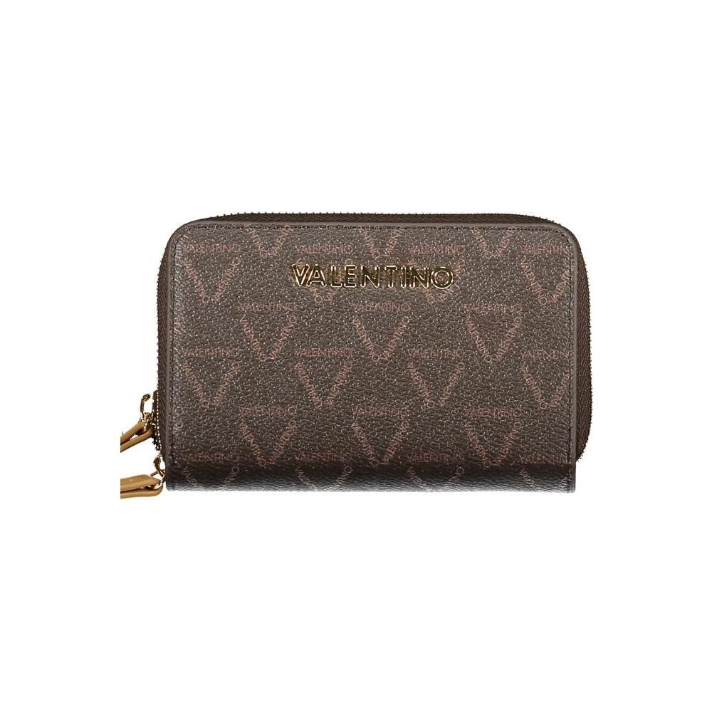 Mario Valentino Brown Polyethylene Women Wallet VA-38276