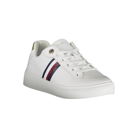 Tommy Hilfiger White Leather Women Sneaker