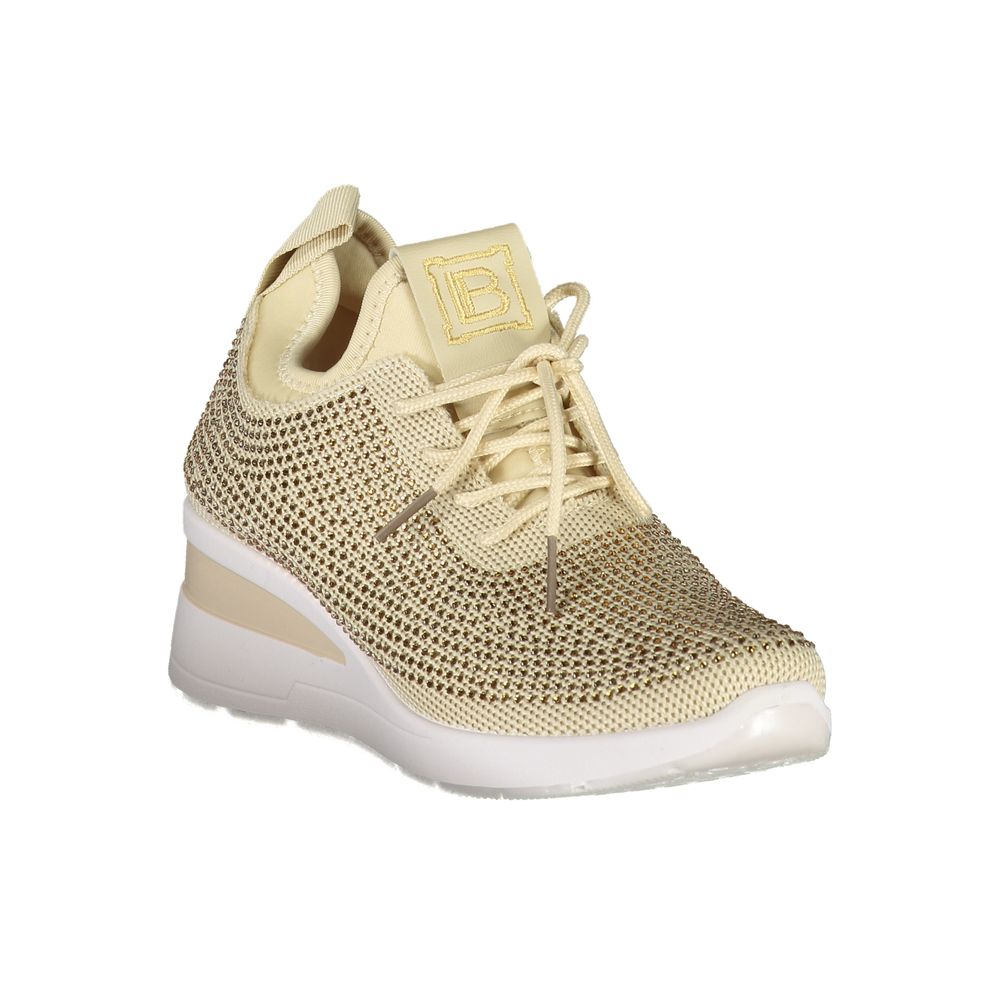 Laura Biagiotti Beige Polyester Sneaker