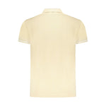 Cavalli Class Beige Cotton Men Polo Shirt CA-36641-M