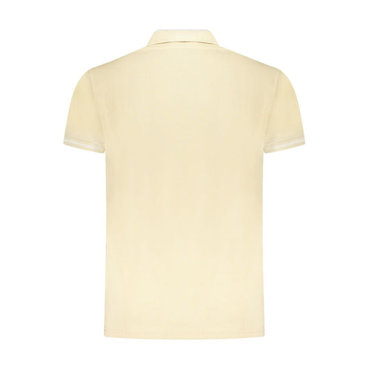 Cavalli Class Beige Cotton Men Polo Shirt CA-36641-M