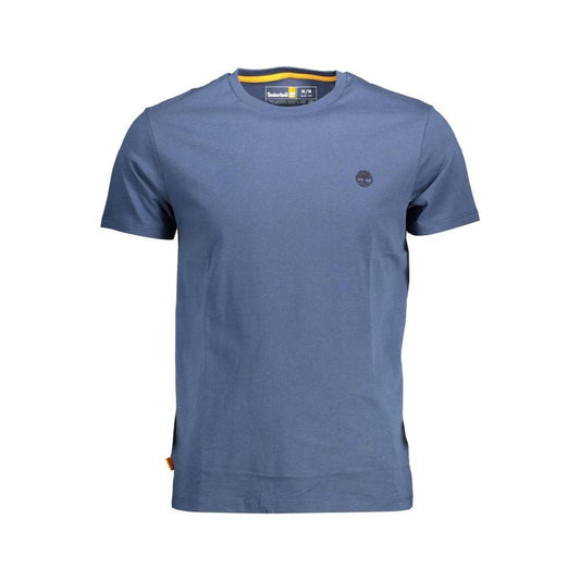 Timberland Blue Organic Cotton Men T-Shirt