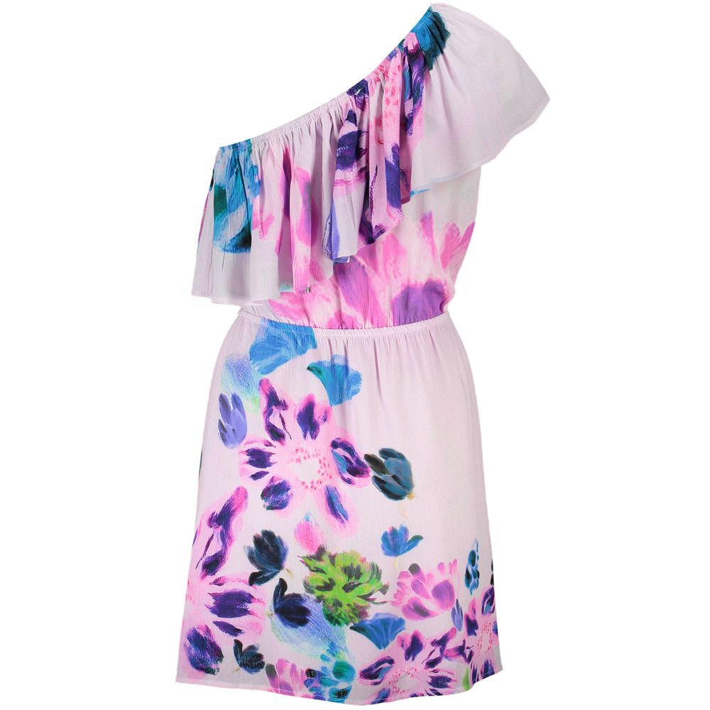 Desigual Pink Viscose Dress