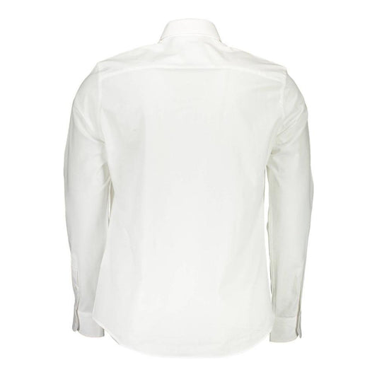 North Sails White Cotton Men Shirt