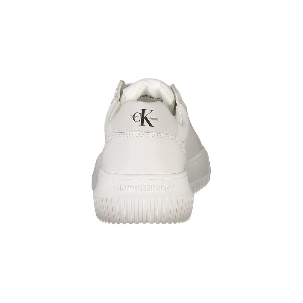 Calvin Klein White Polyester Sneaker
