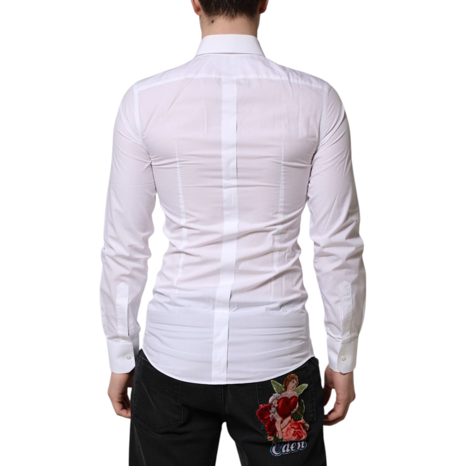 Front view with bag zipped and handles upright.