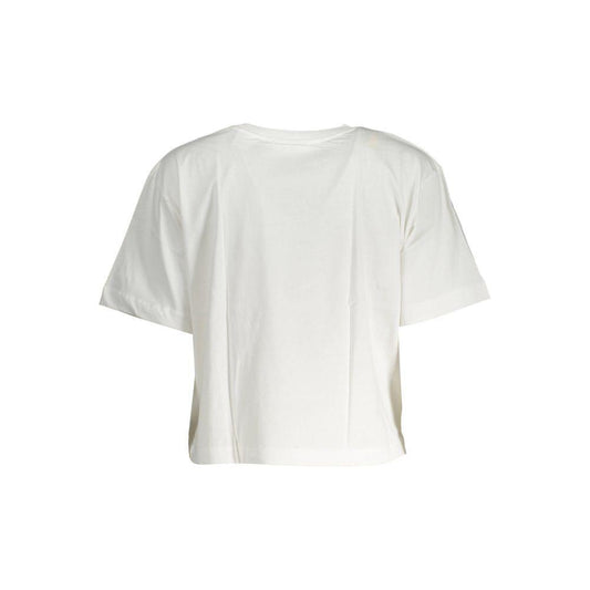 Desigual White Cotton Women Top DE-19493-XL