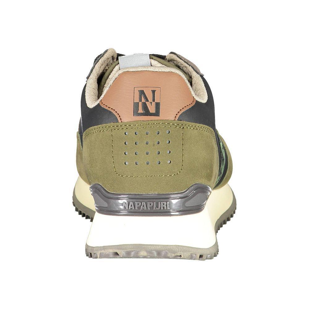 Napapijri Green Polyester Men Sneaker NA-37429-EU40/US7