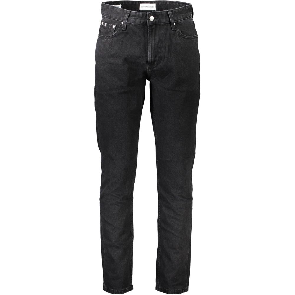 Calvin Klein Black Cotton Men Jeans
