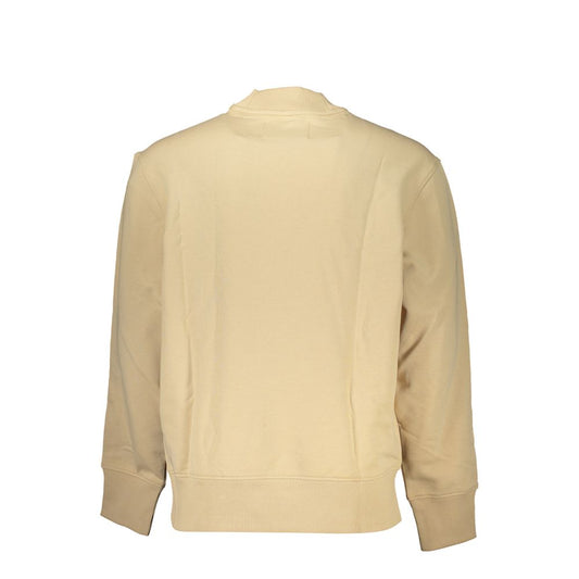 Calvin Klein Beige Crew Neck Logo Sweatshirt CA-27227-S