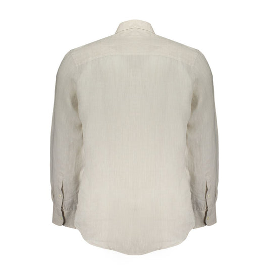 North Sails Beige Linen Shirt NO-29892-L