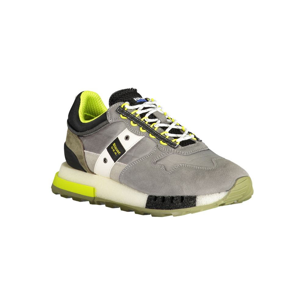 Blauer Grigio Polyurethane Men Sneaker