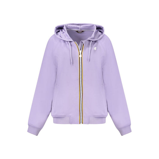 K-WAY Purple Polyester Women Sweater KW-34414-L