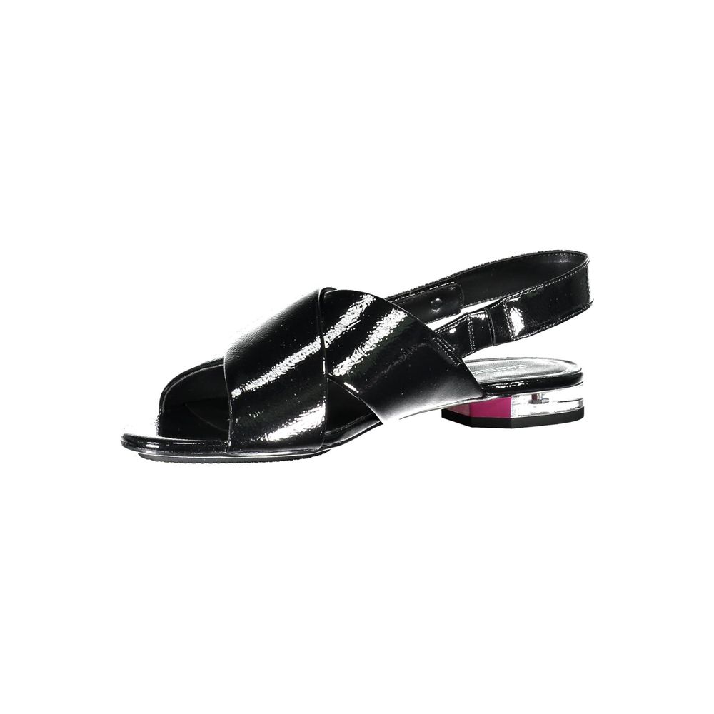 Calvin Klein Black Polyethylene Sandal