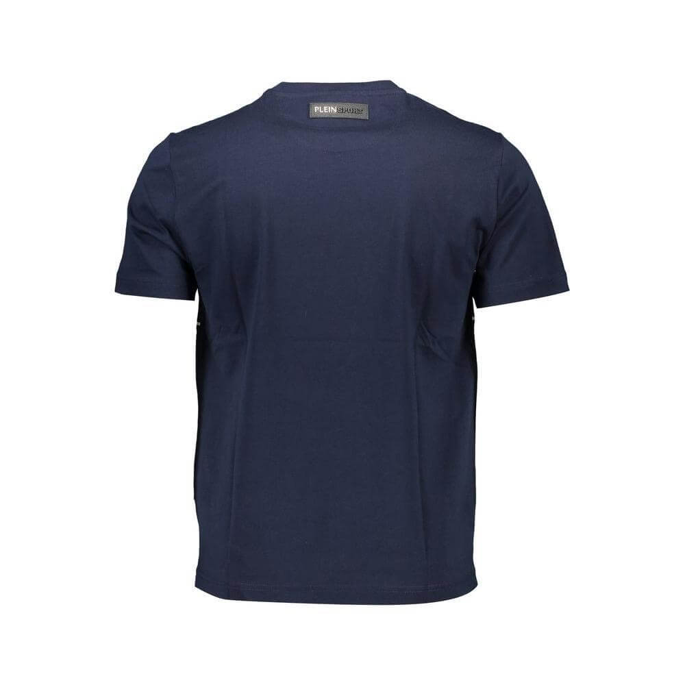 Plein Sport Blue Cotton Men T-Shirt