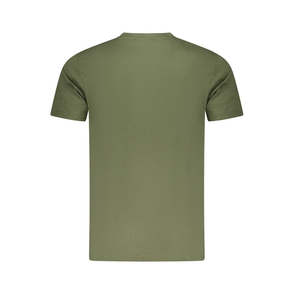 Cavalli Class Green Cotton T-Shirt
