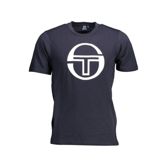 Sergio Tacchini Blue Cotton Men T-Shirt