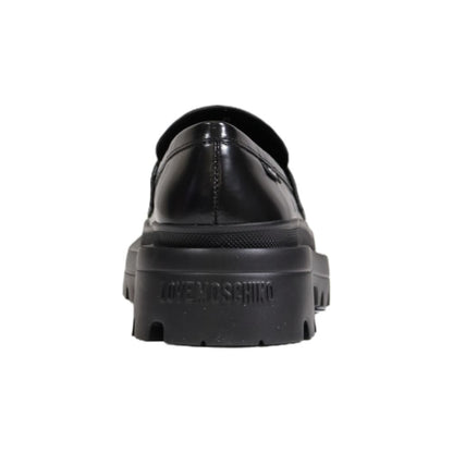 Love Moschino Black Polyethylene Platform Pumps