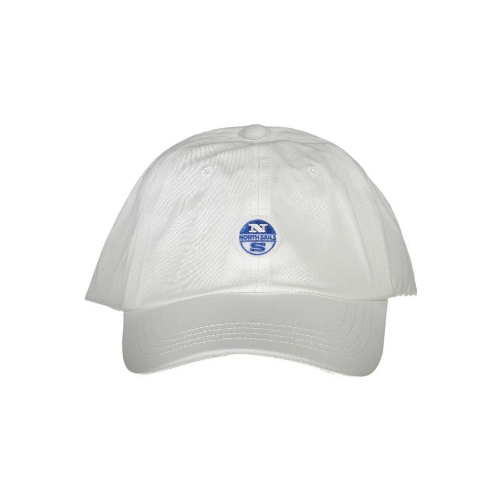 North Sails White Cotton Men Cap