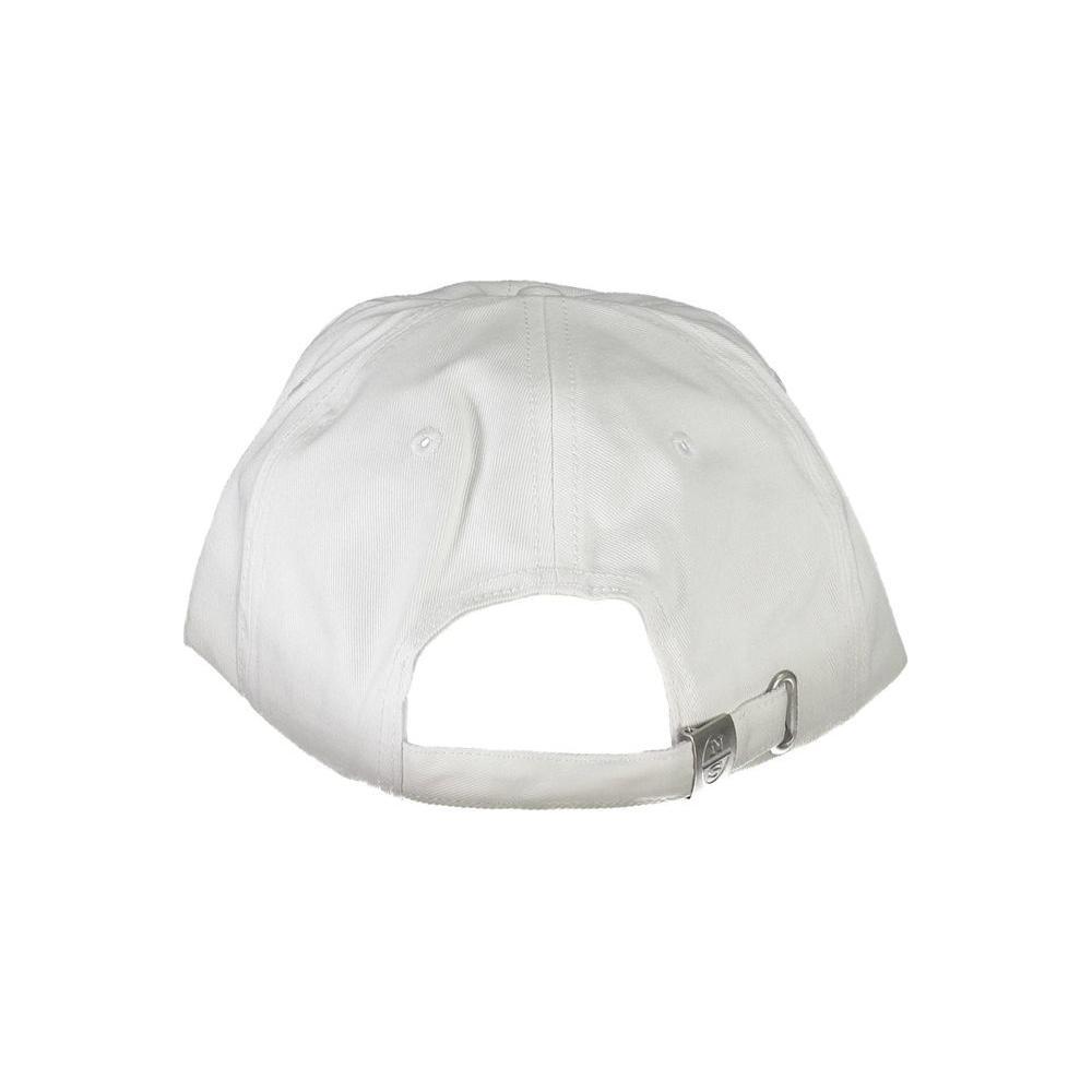 North Sails White Cotton Men Cap