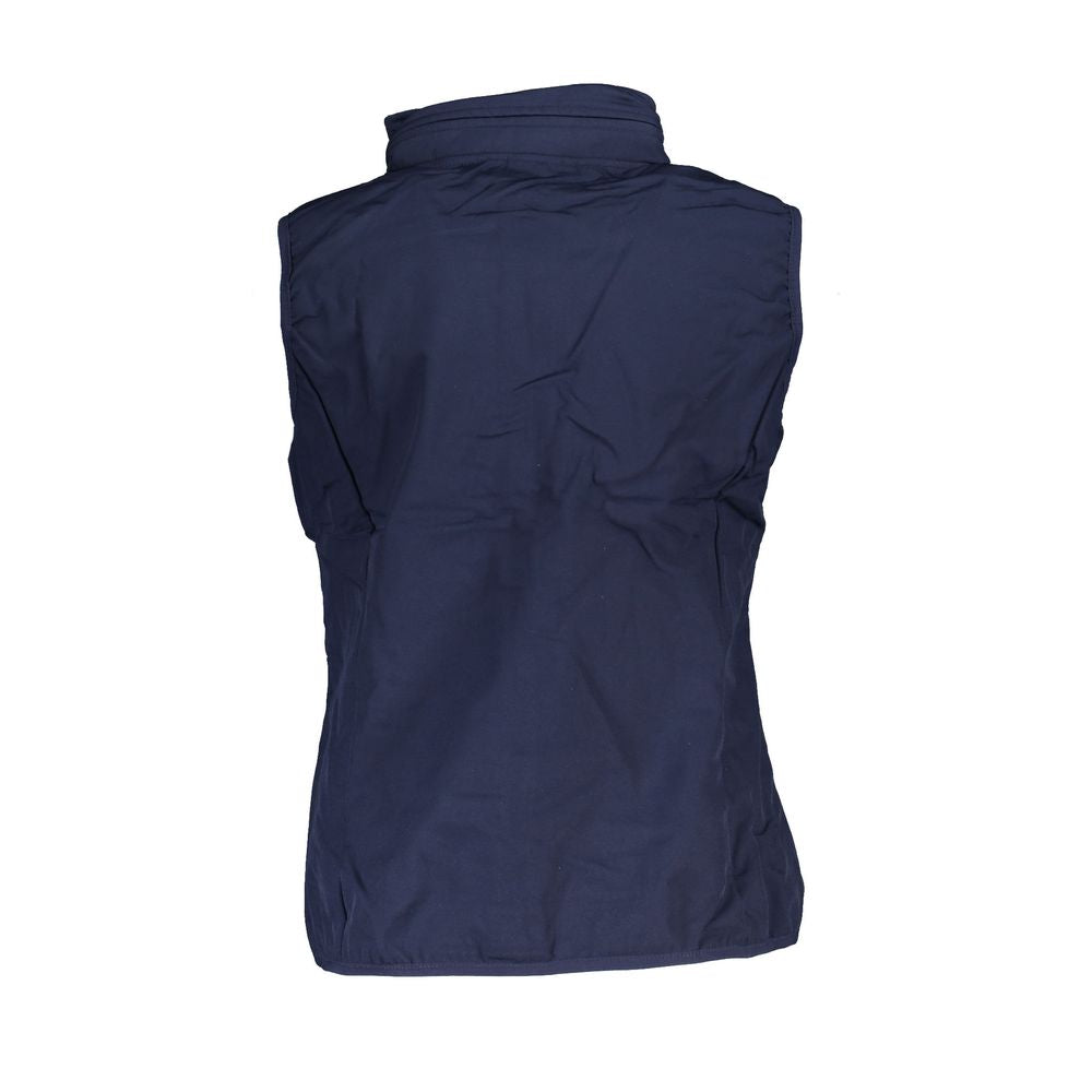 Scuola Nautica Blue Polyester Sleveless Jacket