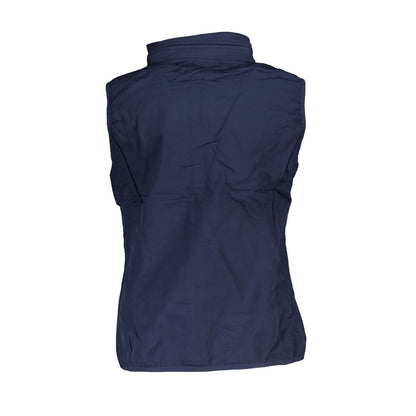 Scuola Nautica Blue Polyester Sleveless Jacket