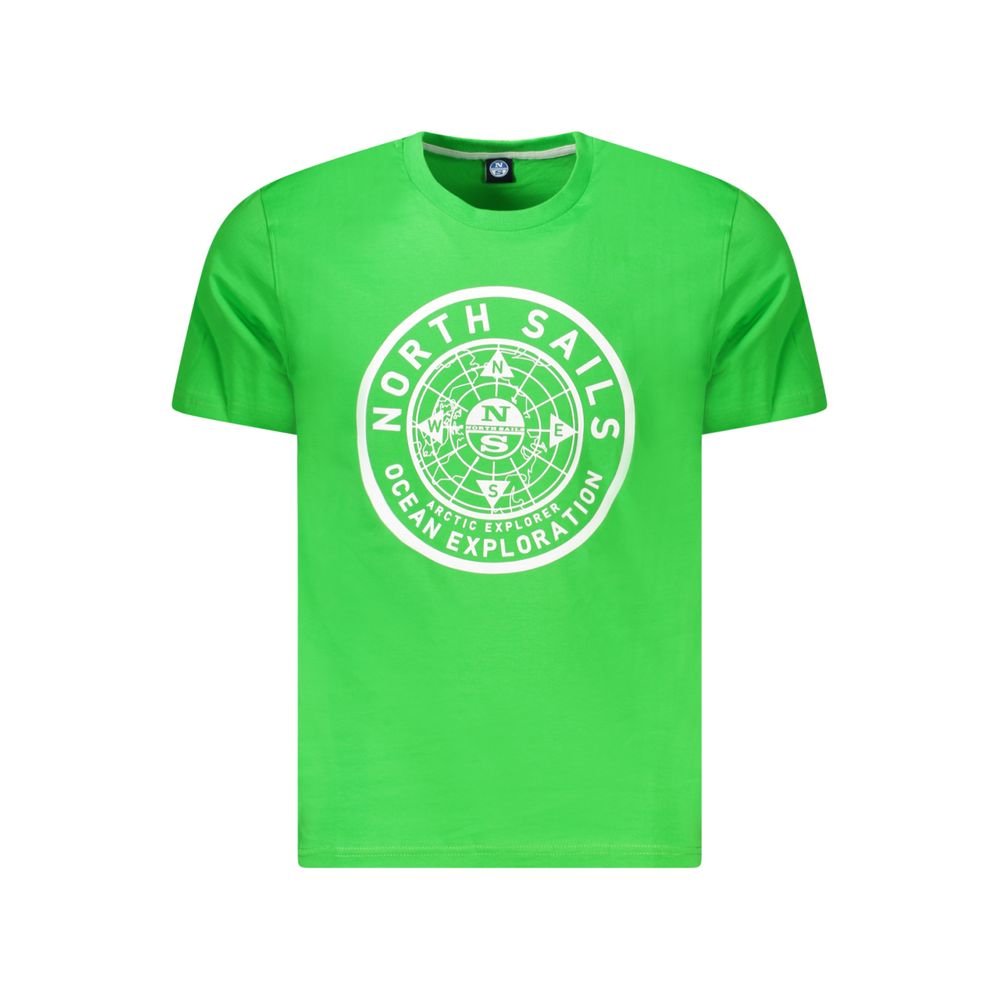 North Sails Green Cotton T-Shirt