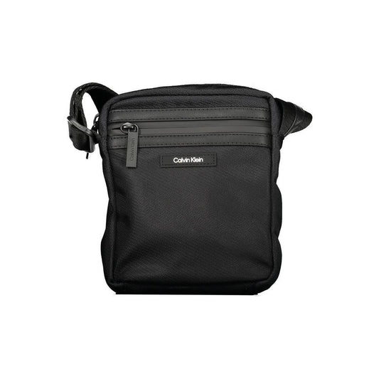 Calvin Klein Black Polyester Men Shoulder Bag