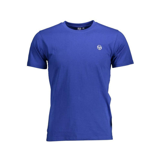 Sergio Tacchini Blue Cotton Men T-Shirt