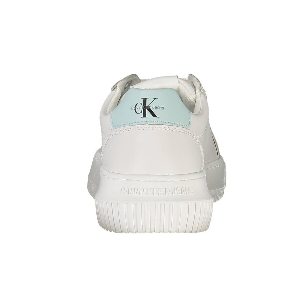 Calvin Klein White Polyester Sneaker