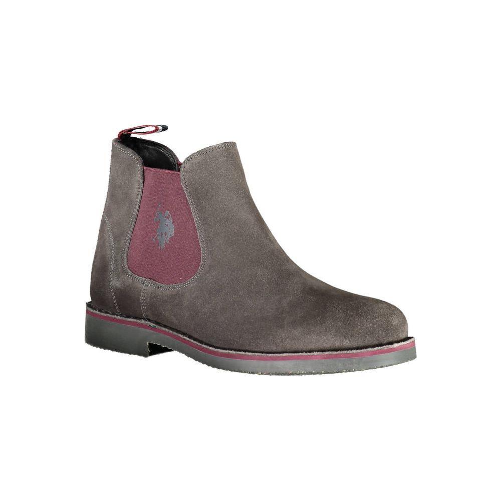 U.S. POLO ASSN. Brown Leather Men Boot