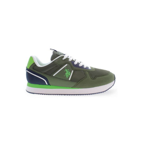 U.S. POLO ASSN. Green Polyester Sneaker