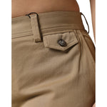 Dolce & Gabbana Brown Cotton Cargo Tapered Pants PAN76504-42