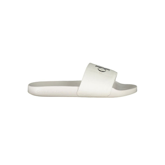 Calvin Klein White Polyester Women Sandal CA-36785-EU39/US9