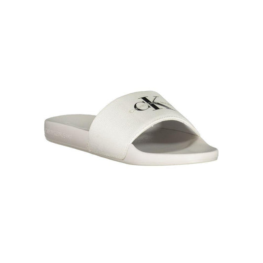 Calvin Klein White Polyester Women Sandal CA-36785-EU39/US9