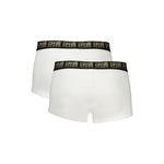 Cavalli Class White Cotton Men Boxer Pair
