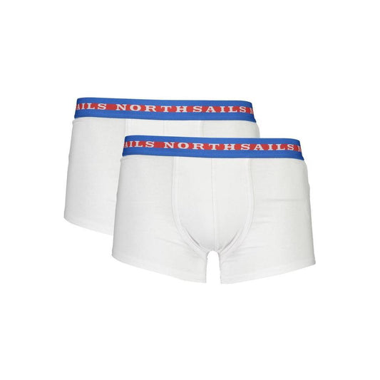 North Sails White Cotton Men Boxer