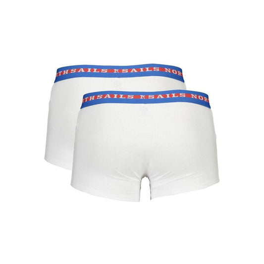 North Sails White Cotton Men Boxer