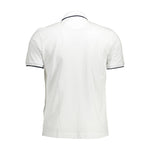 La Martina White Cotton Men Polo Shirt